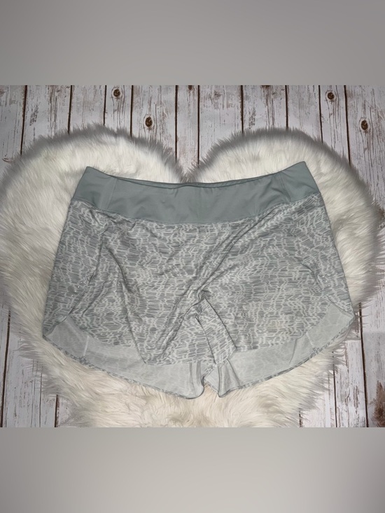 Athleta Pants - Athleta Womens 3X Begonia Sage Printed Run With It 3.5" Short Activewear